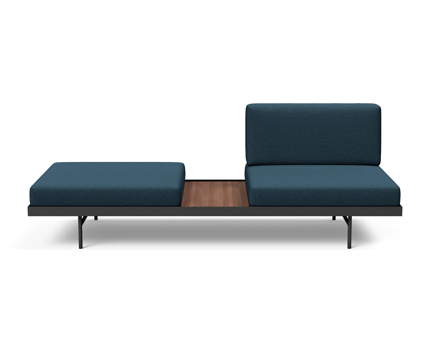 Innovation Living Puri Dagbädd Walnut/Argus Navy Blue 80x195