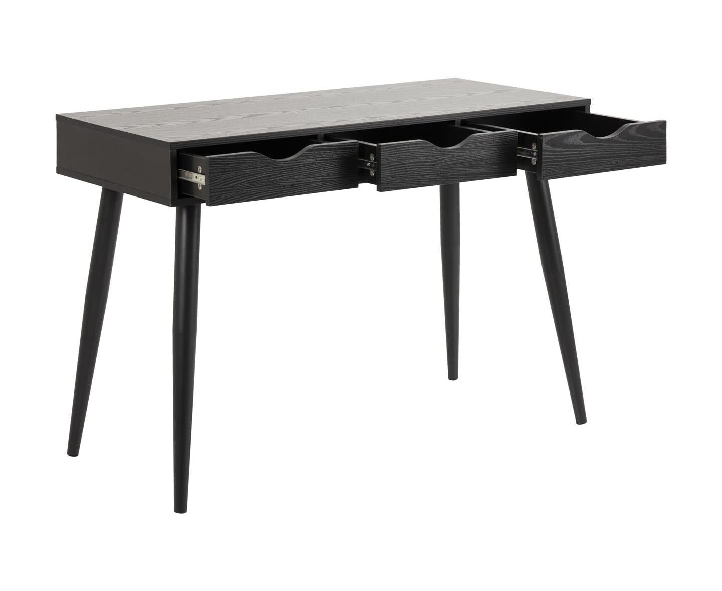 Nordic Home Molly Schreibtisch Schwarz 110cm