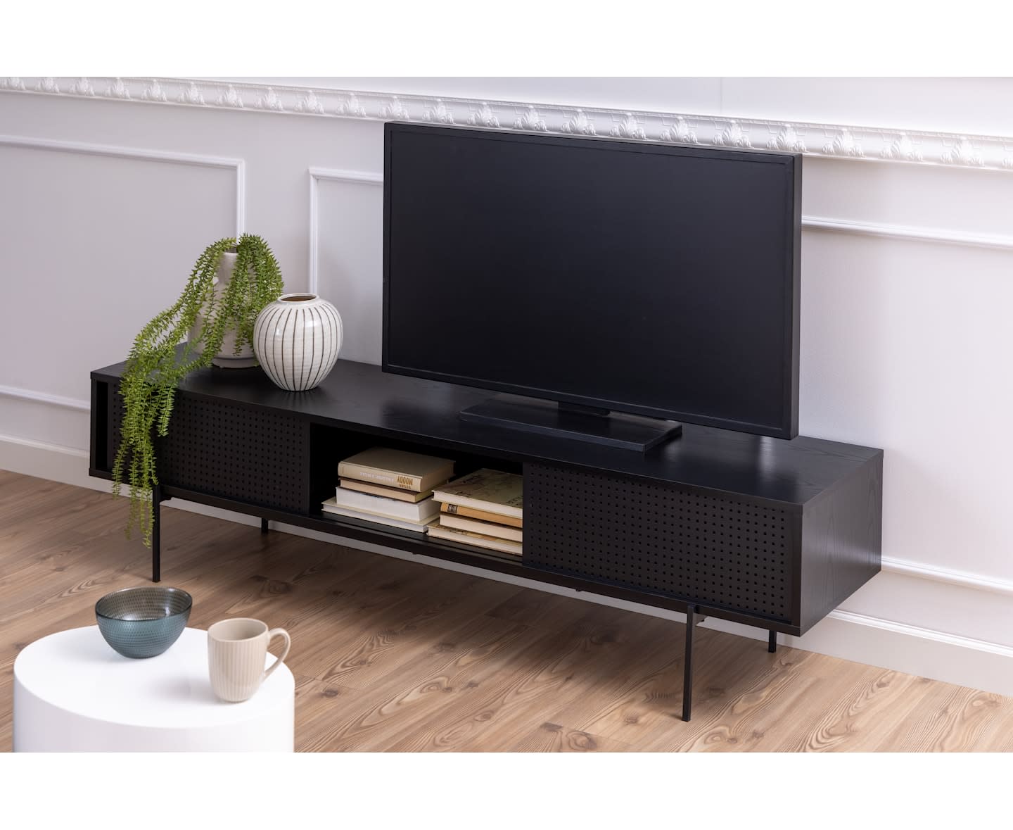 Nordic Home Alida TV-Schrank Schwarz