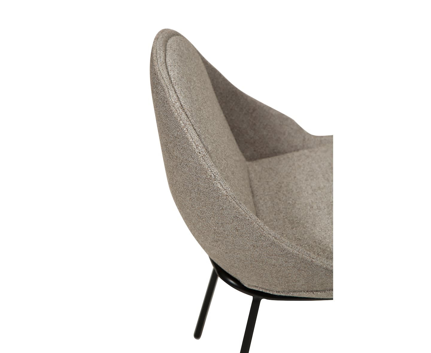 Dan Form Arch spisestol boucle beige/svart