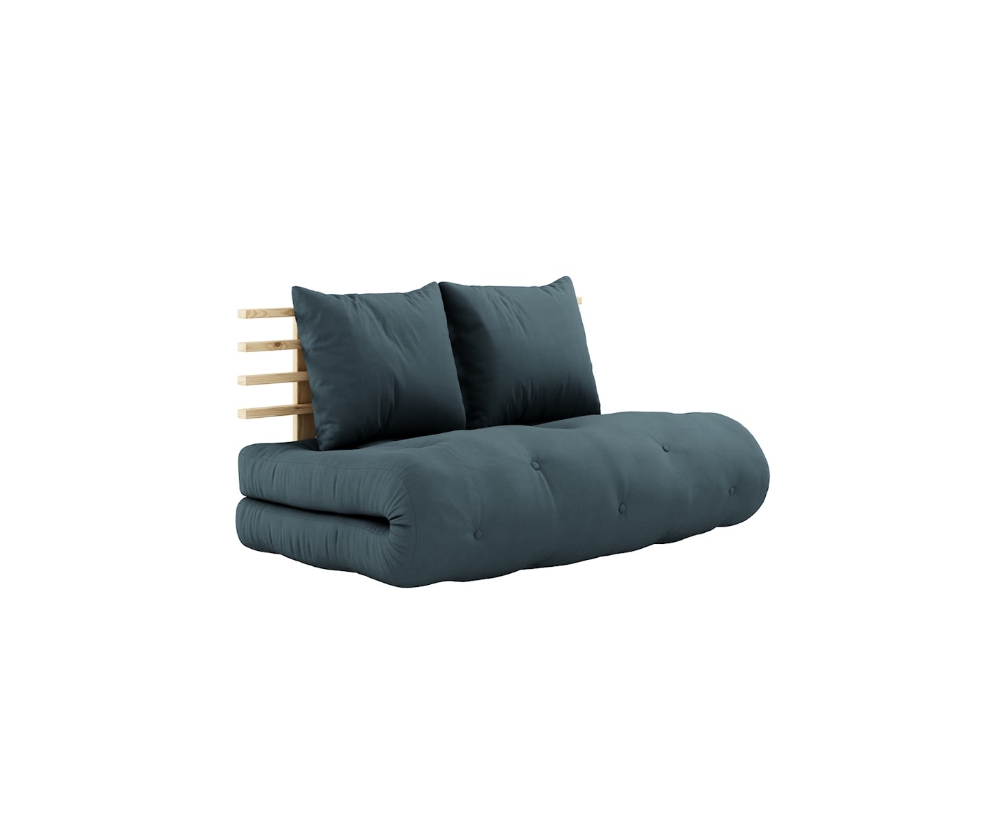 Karup Design Shin Sano Bäddsoffa Natur/Petrol Blue 140cm