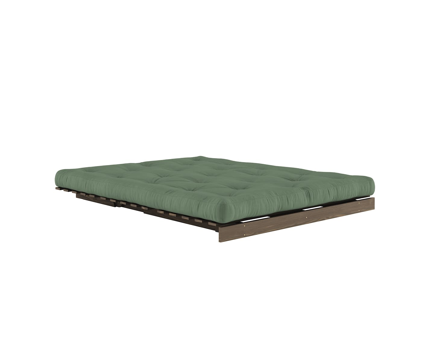 Karup Design Roots Bäddsoffa Brun/Olive Green 160cm