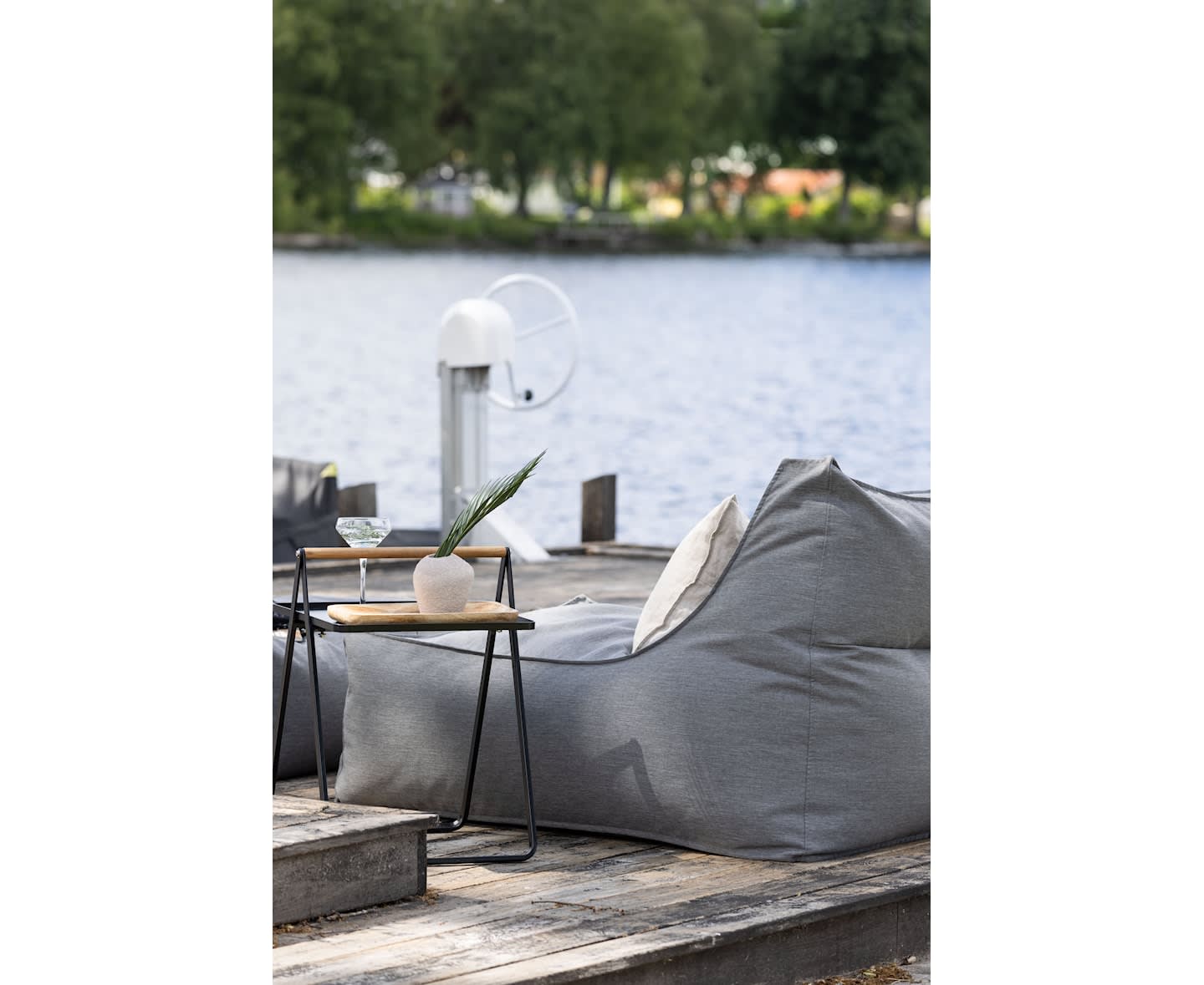 Nordic Outdoor Viva Sittpuff Dark Grey 94x118