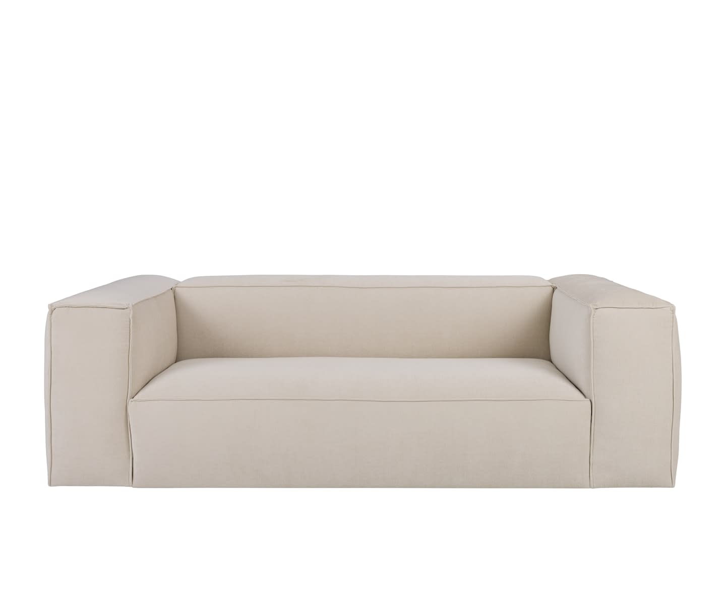 Sleepo Luca 3-sits Soffa Creme 235cm