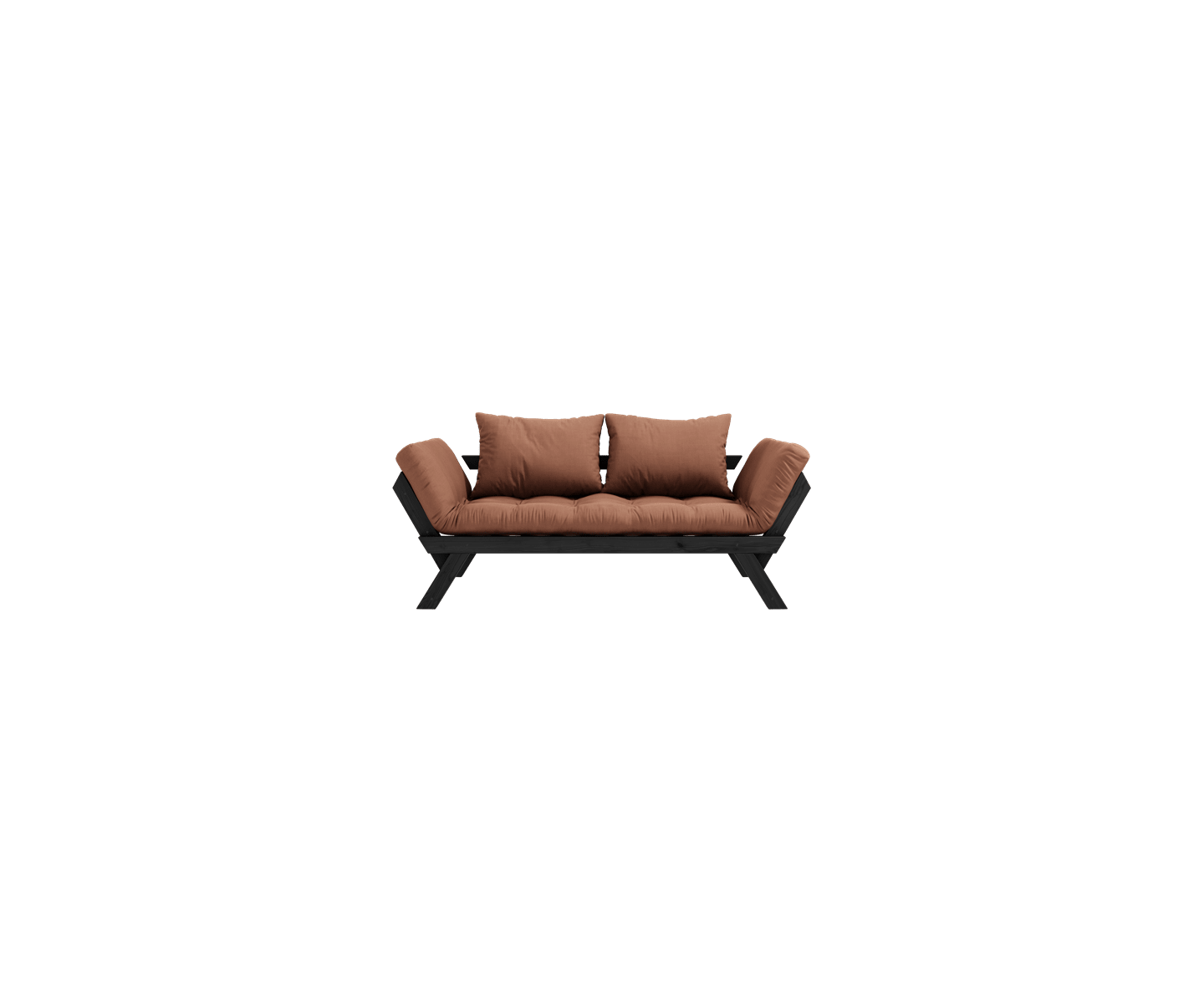 Karup Design Bebop Dagbädd Svart/Clay Brown 174cm