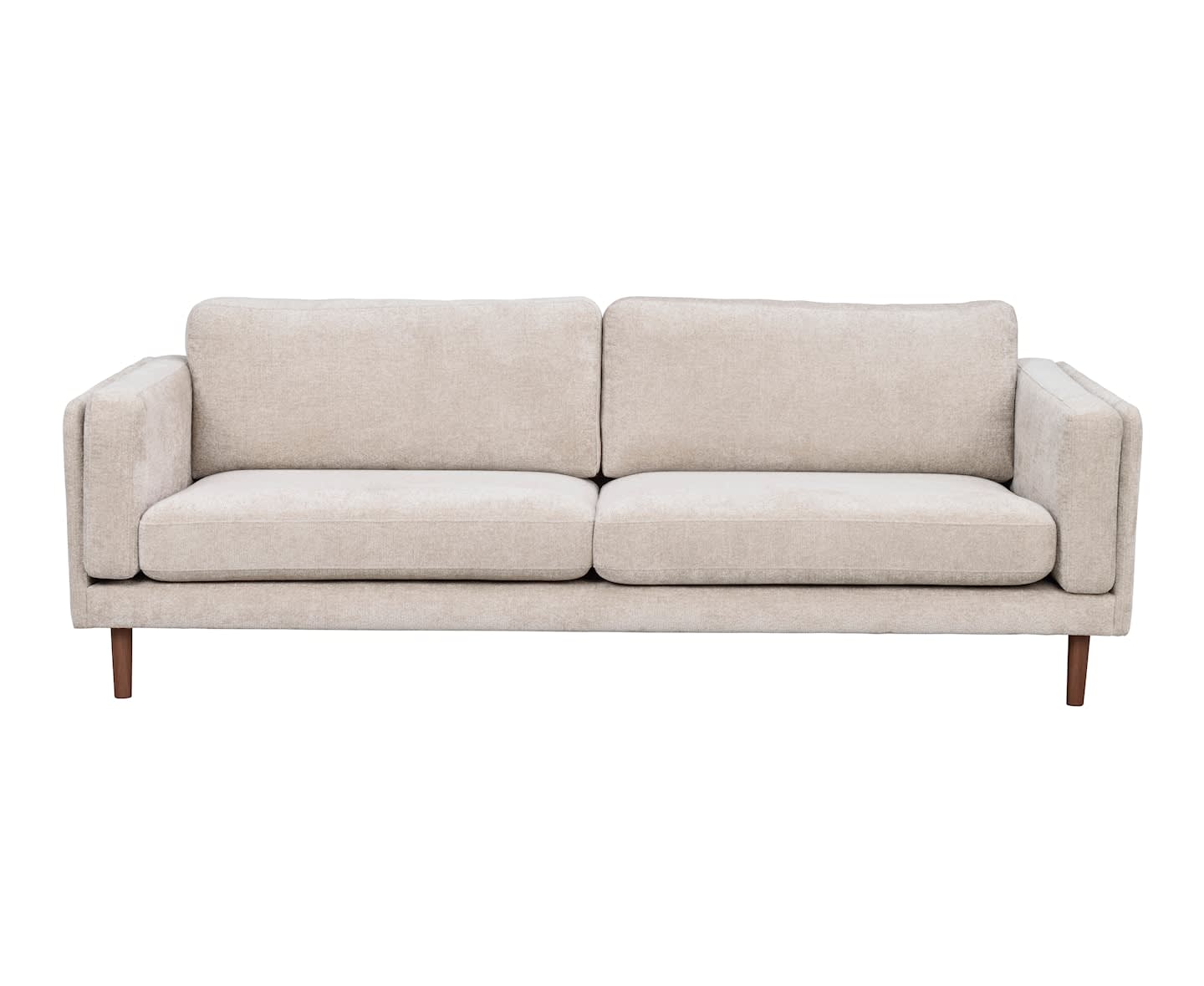 Rowico Home Braden 3-Sitzer Sofa Hellbeige/Braune Eiche