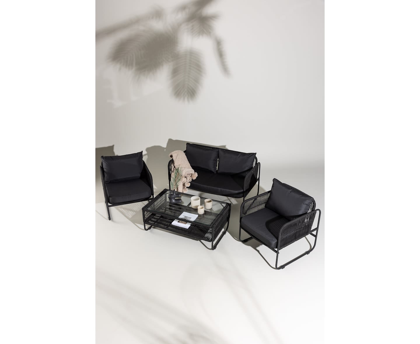 Nordic Outdoor Uni Lounge Set Svart