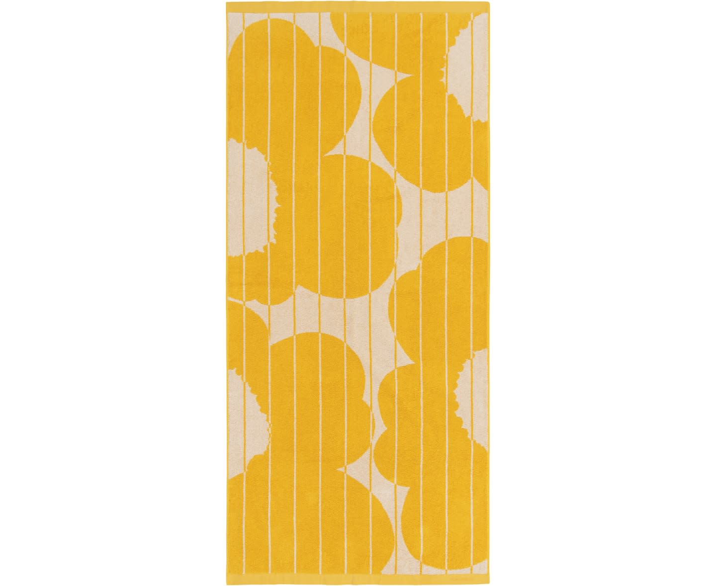 Marimekko Vesi Unikko Handduk Spring Yellow/Ecru