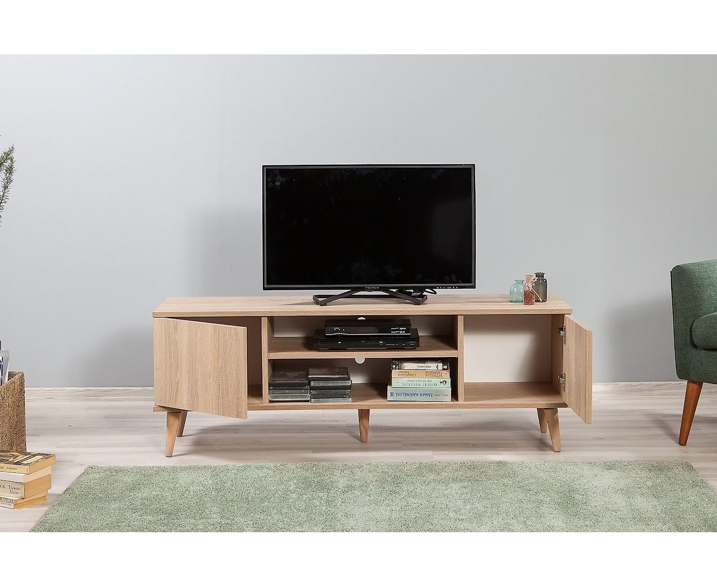 Nordic Home Kate TV-benk Lysebrun