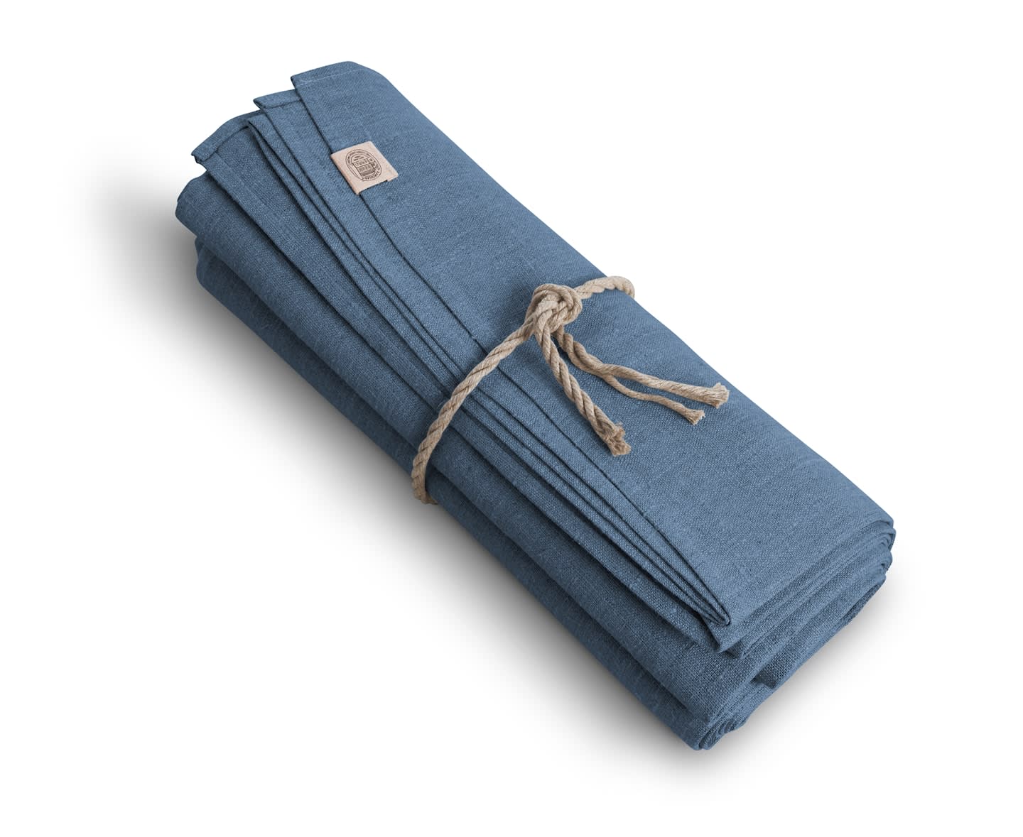 Lovely Linen Classic Linneduk Blue Ø200