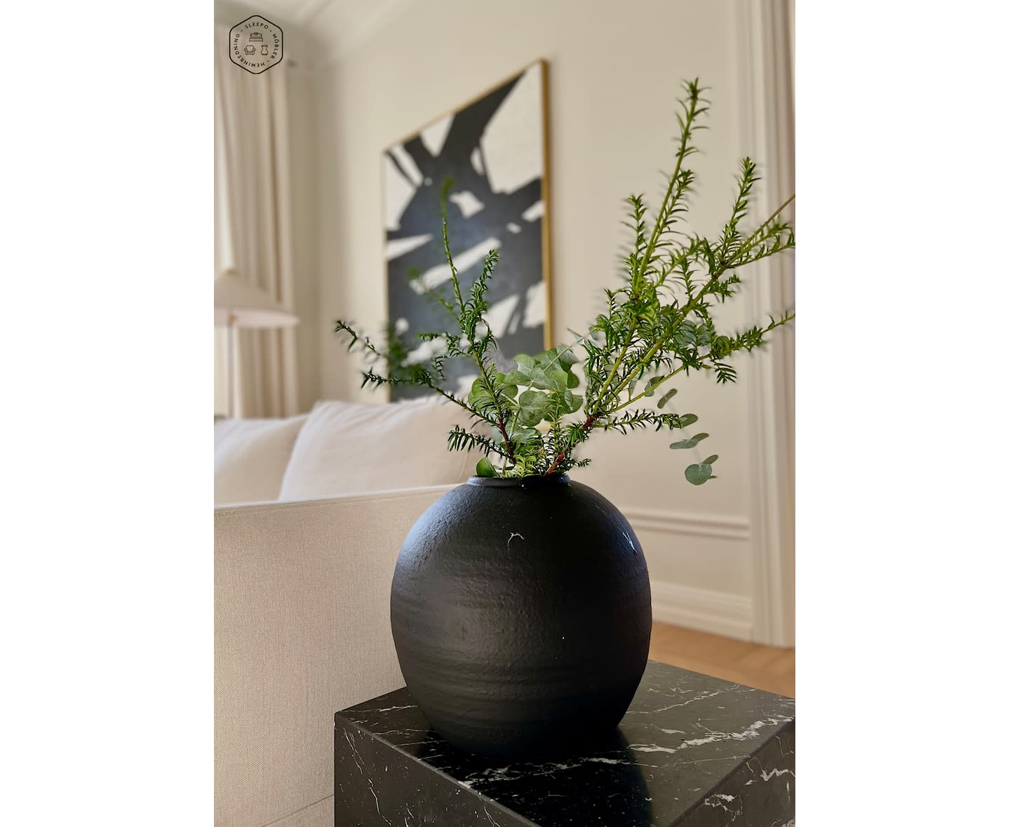 Byon Bee Vase Svart 30cm