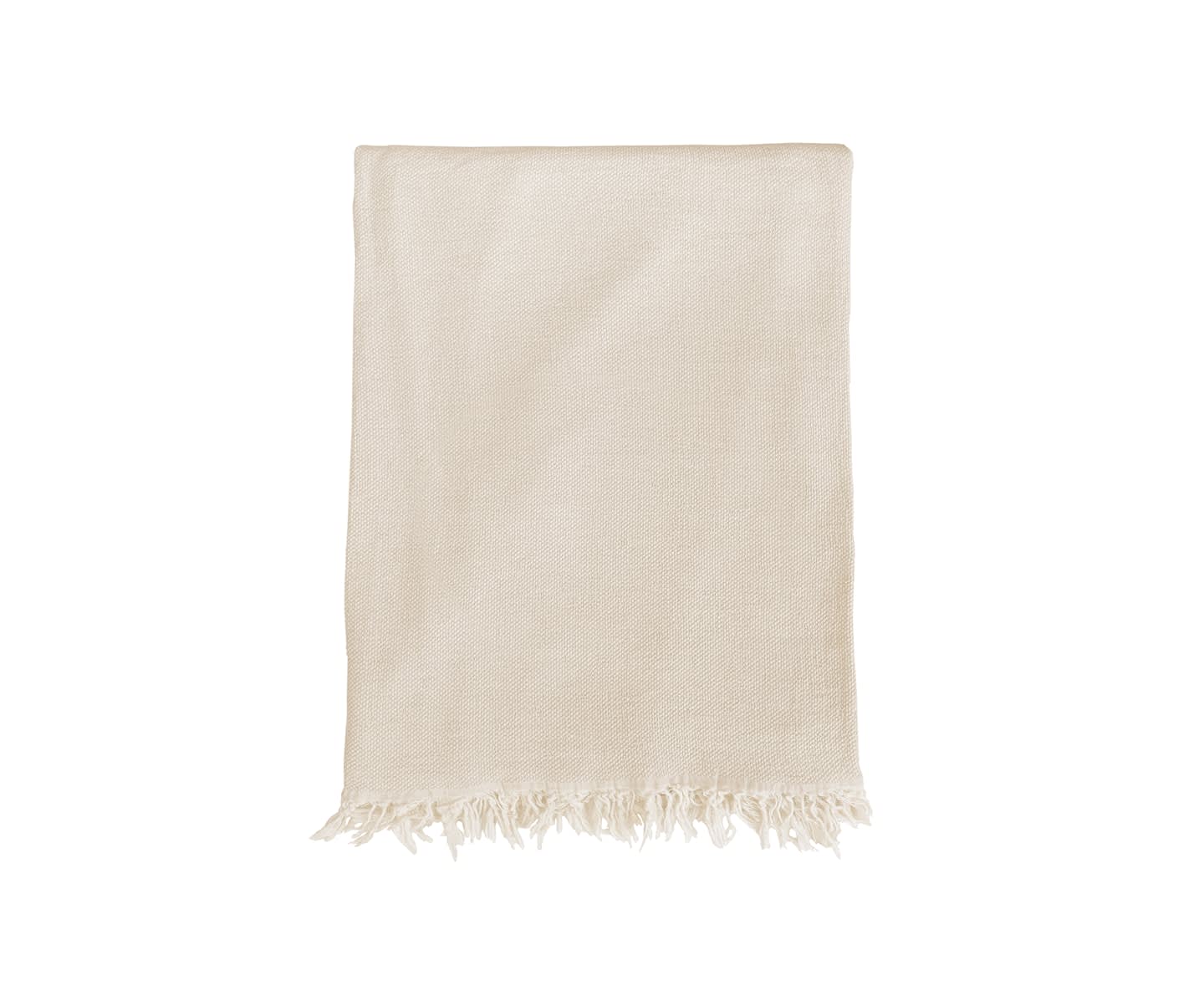 Klippan Yllefabrik Boheme Wollplaid Light Beige