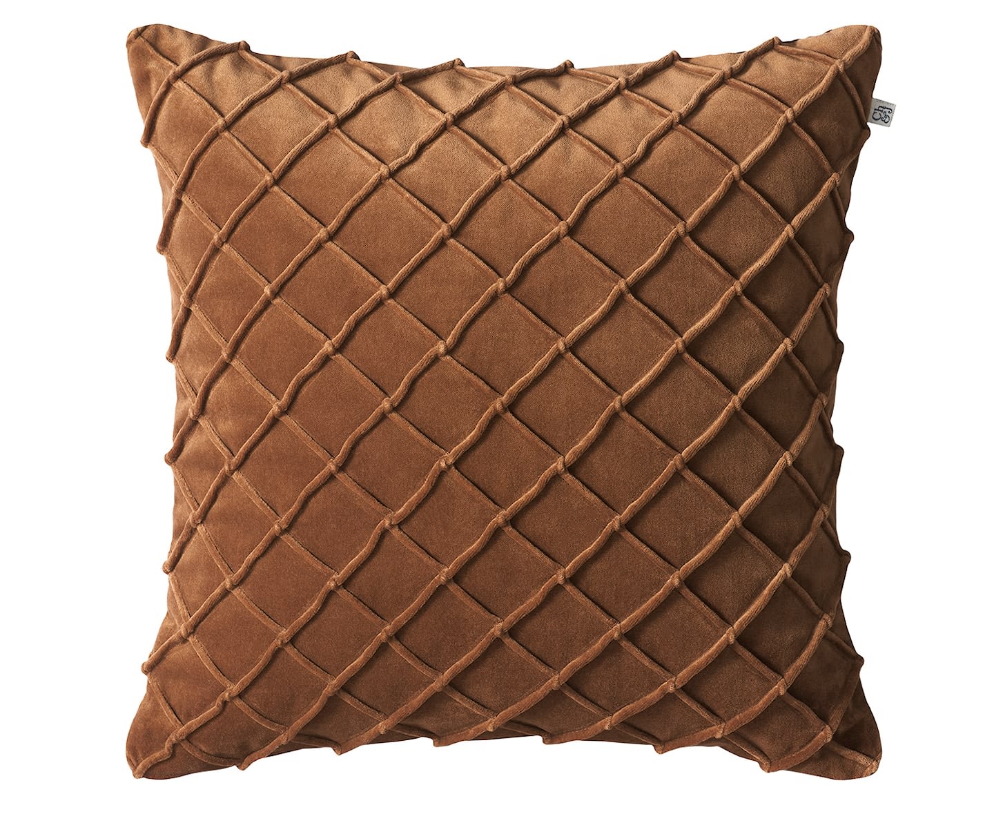 Chhatwal &amp; Jonsson Deva Kuddfodral Sammet Cognac 50x50