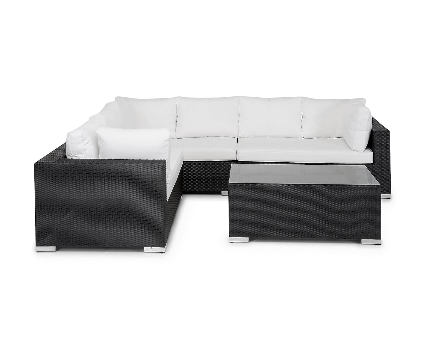 Nordic Outdoor Bora 6-sits Loungesoffa ink Bord Vänster