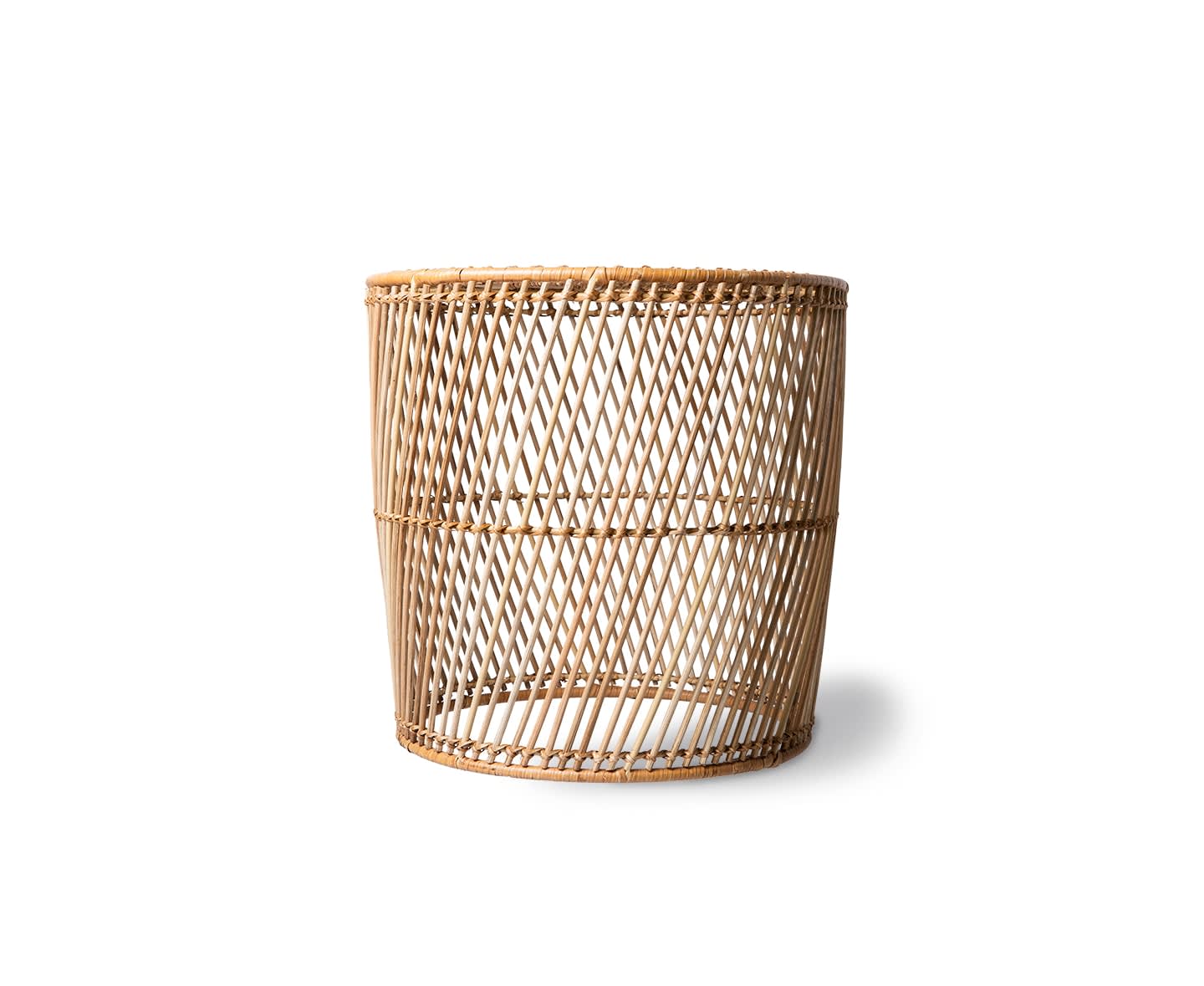 HKliving Wicker Beistelltisch Natur Ø45