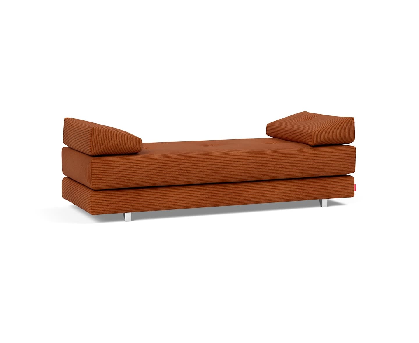 Innovation Living Sigmund Bäddsoffa Alu/Corduroy Burnt Orange 80x200