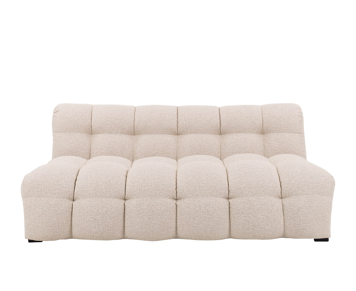 Sleepo Billie 3-Seters Sofa Modul Beige Bouclé 168cm