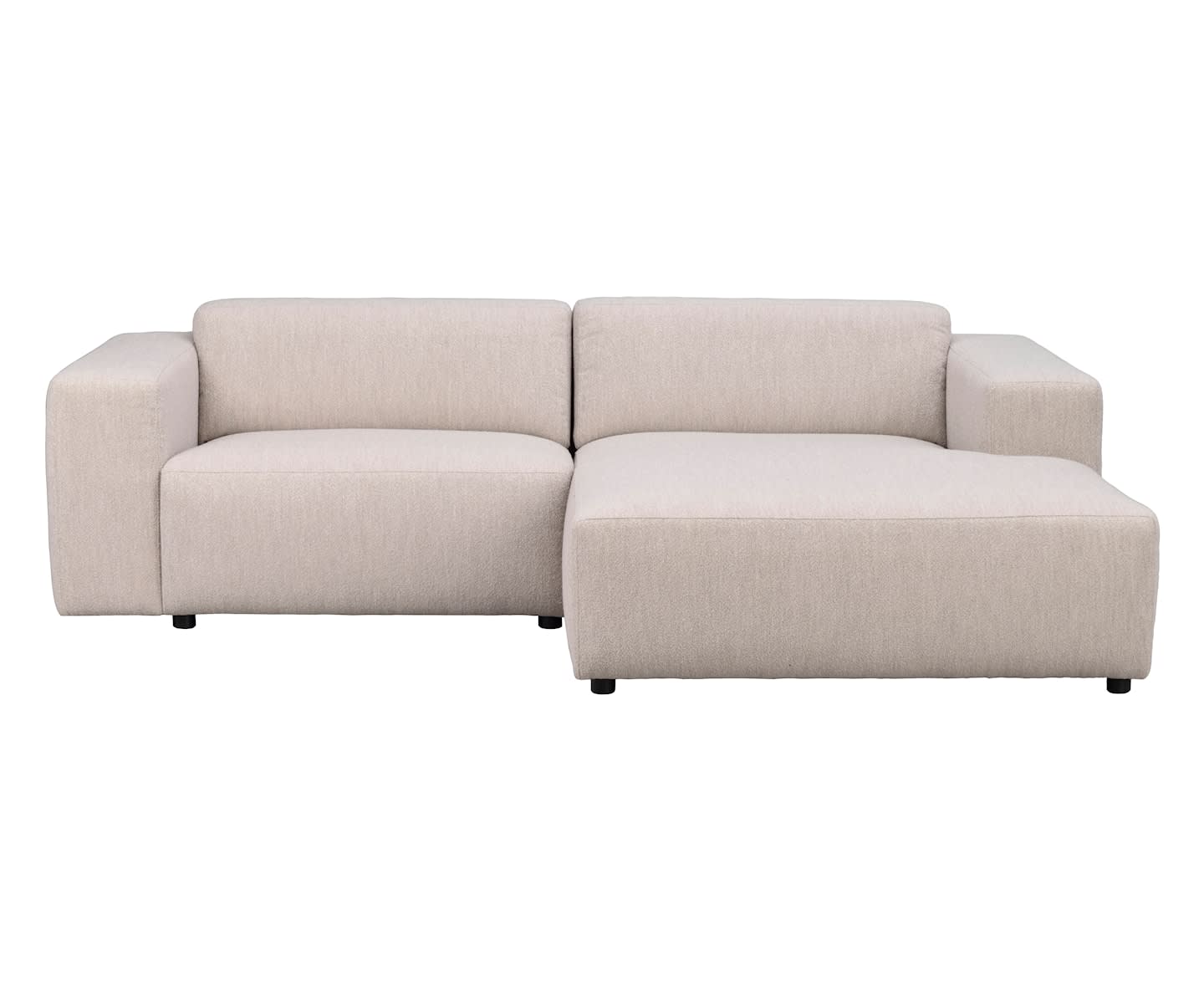 Rowico Home Willard 3-Sitzer Sofa mit Recamiere rechts in Hellbeige