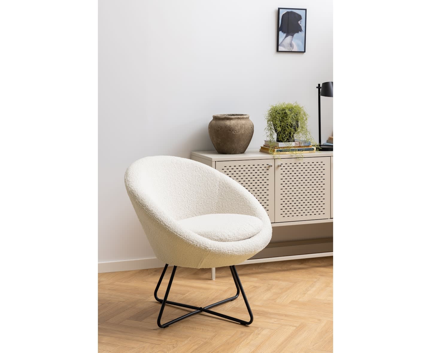 Nordic Home Freja Loungestol Cream