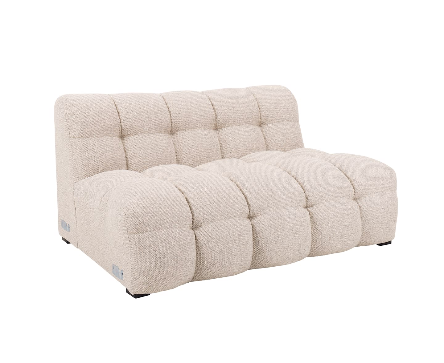 Sleepo Billie 2-Seters Sofa Modul Beige Bouclé 140cm