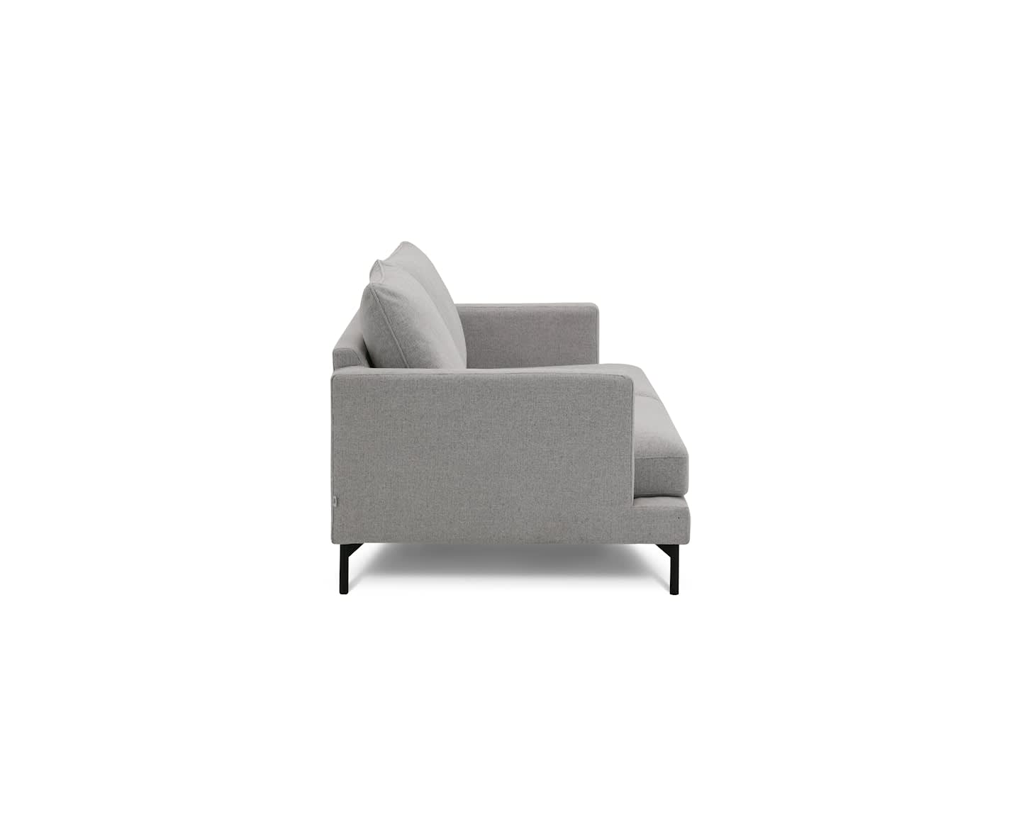 Sleepo Olivia 3-Sitzer Sofa Silber 206 cm