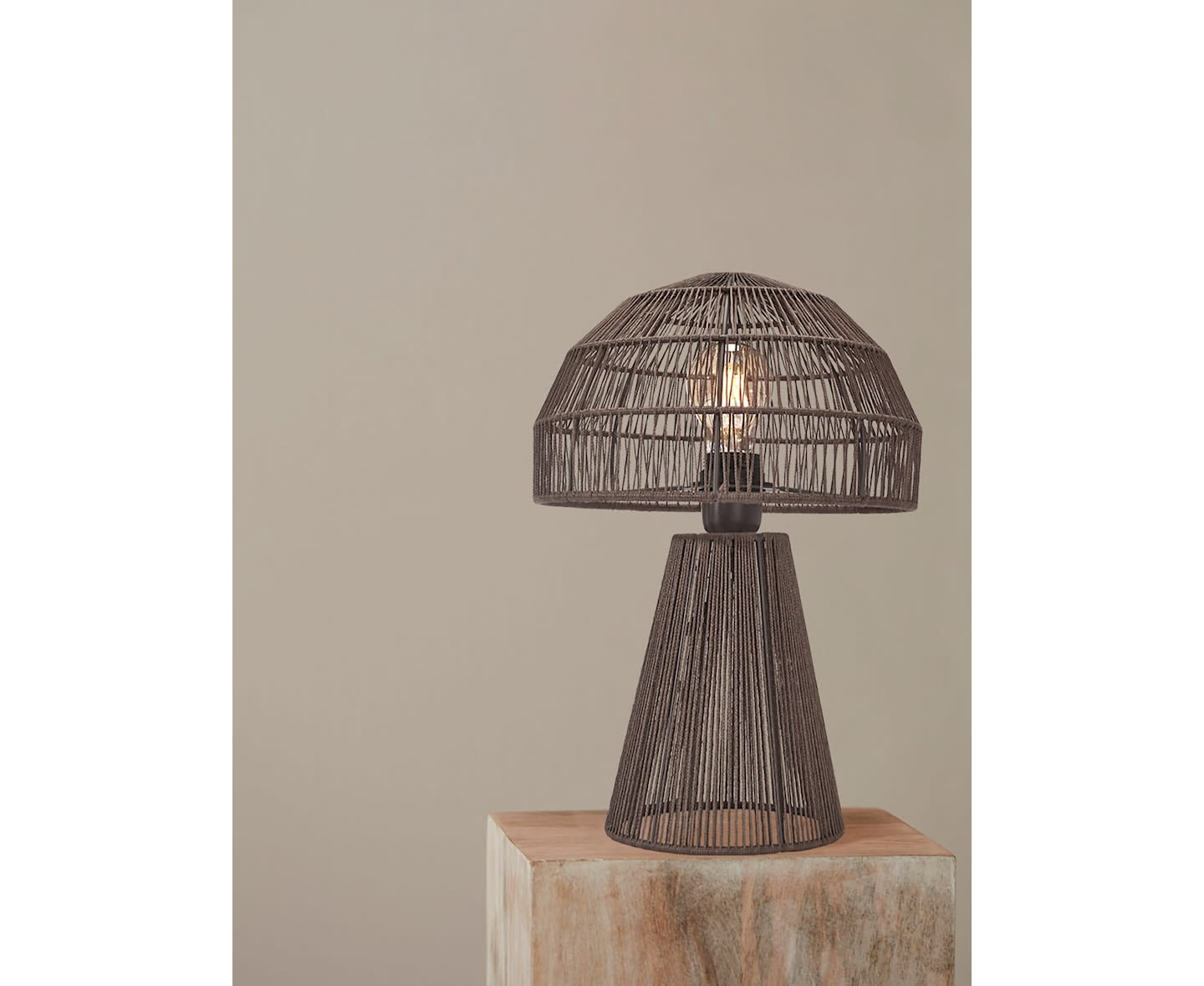 PR Home Porcini Bordslampa Brun 37cm