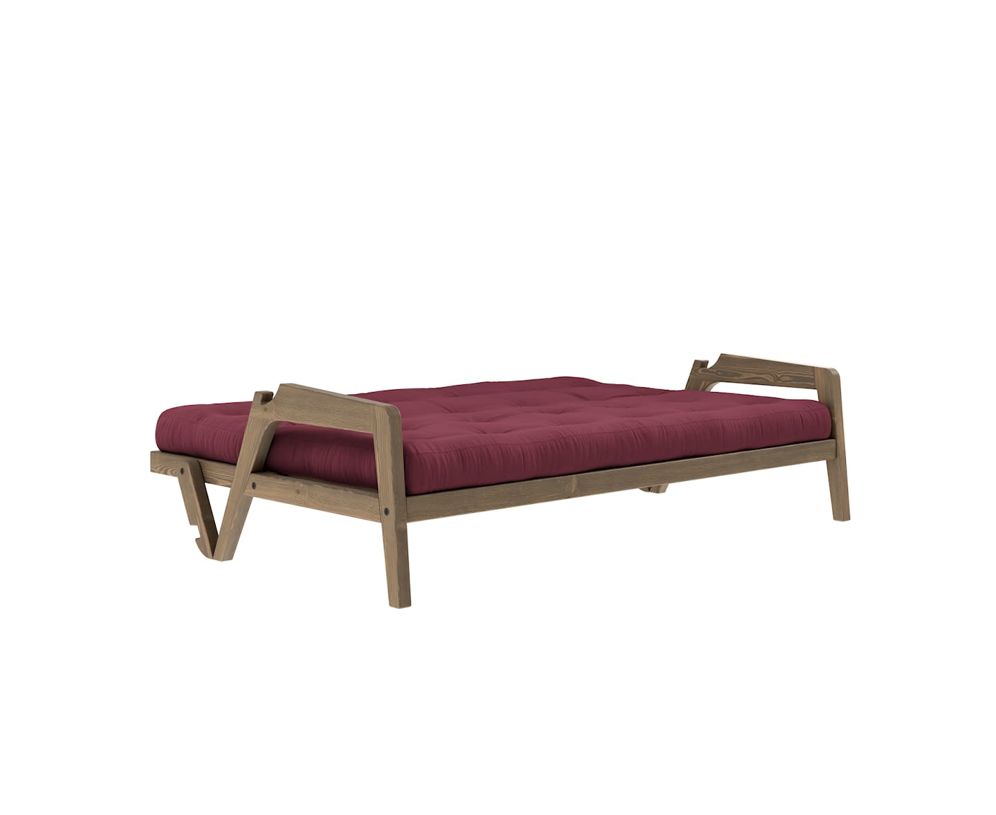 Karup Design Grab Bäddsoffa Brun/Bordeaux 204cm