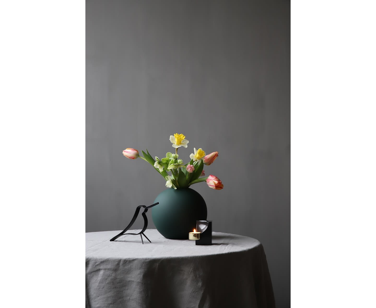 Cooee Design Woody Bird Dekorasjon Svart Liten