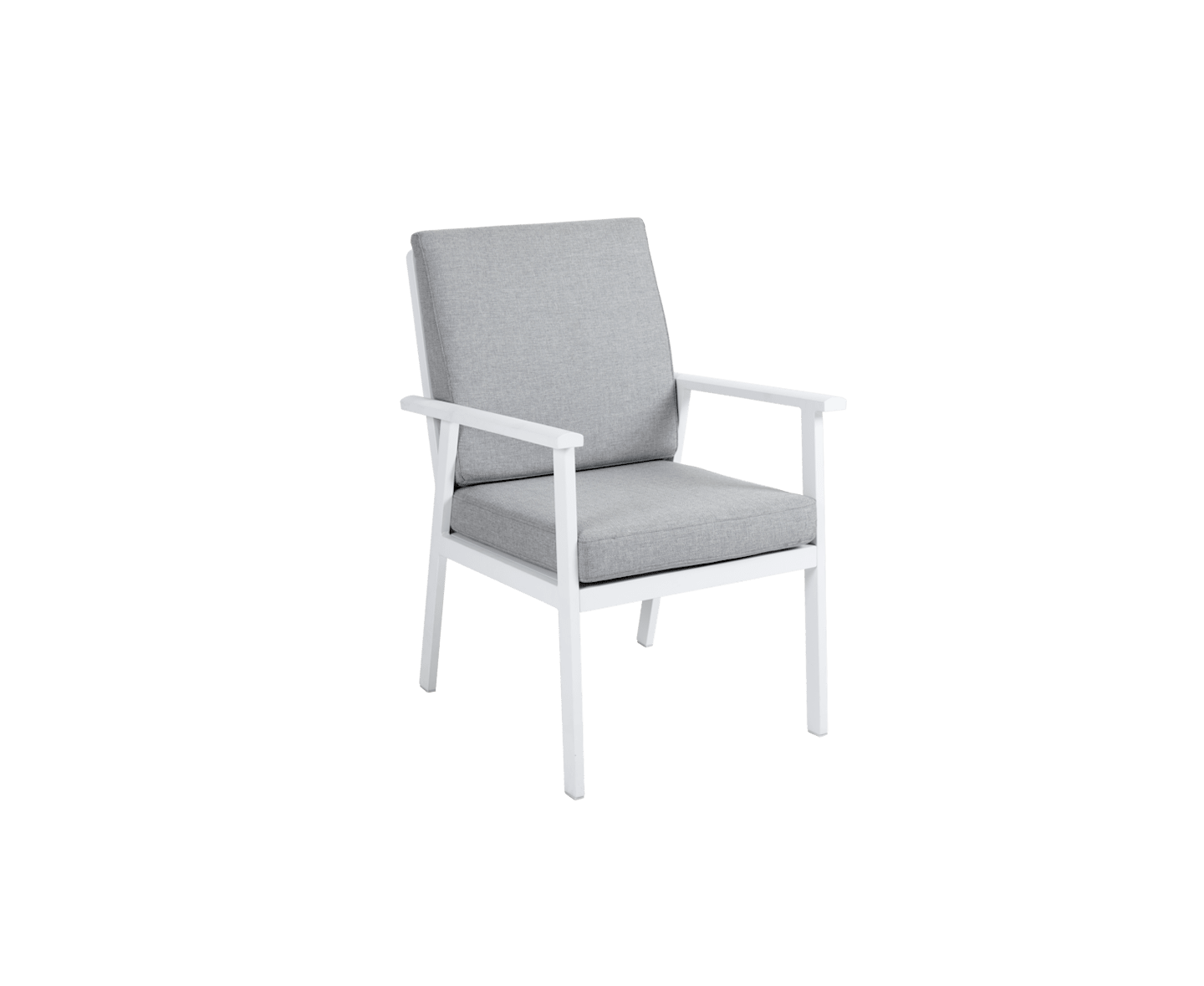 Brafab Samvaro Karmstol Vit/Pearl Grey