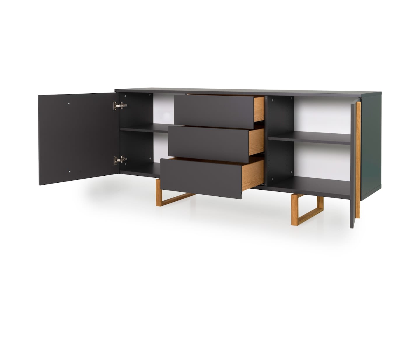 Tenzo Birka Sideboard Anthracite 176cm