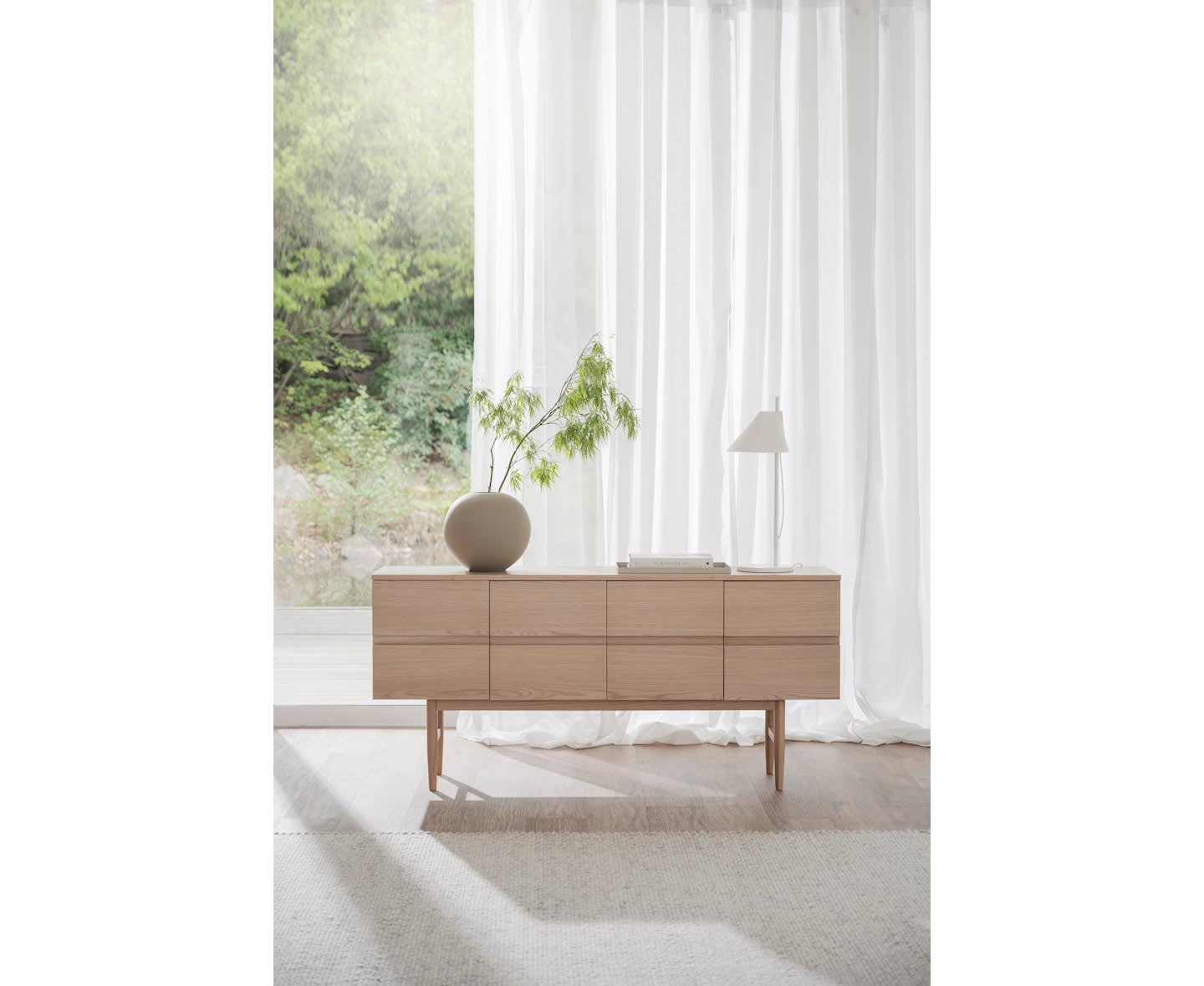 Rowico Home Moresby Sideboard Vitpigmenterad 160cm