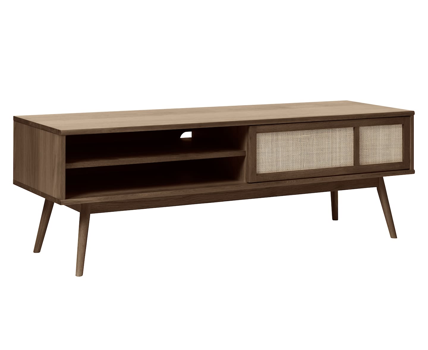 Sleepo Sofia TV-Benk Smoked Oak 150cm