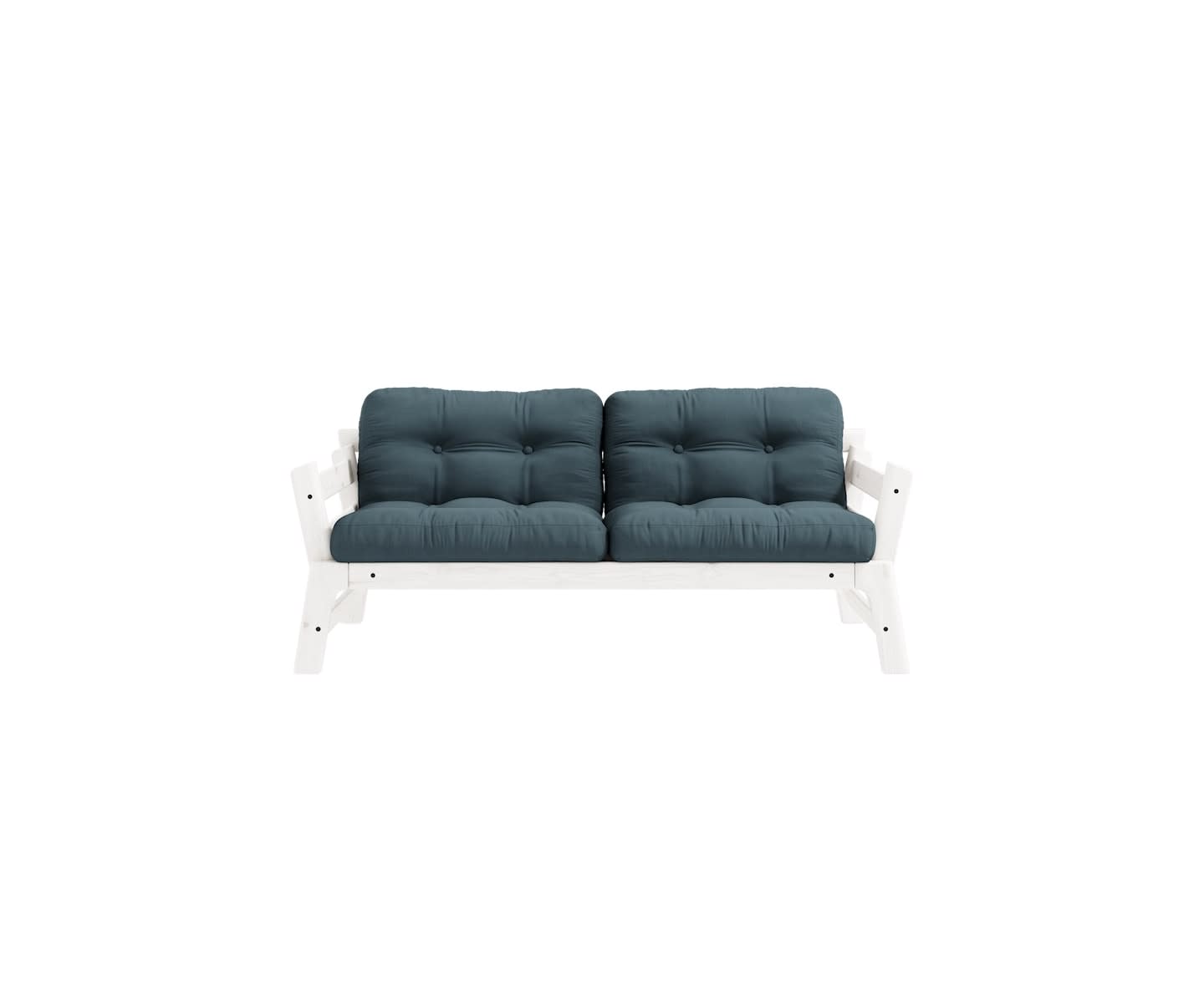 Karup Design Step Bäddsoffa Vit/Petrol Blue 200cm