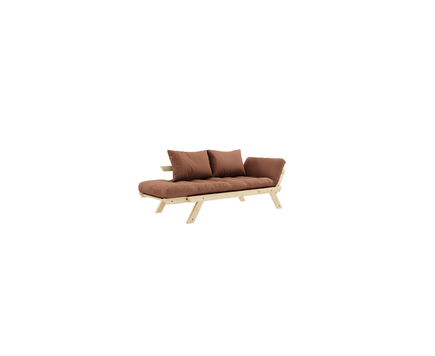 Karup Design Bebop Tagesbett Natur/Lehm Braun 174cm