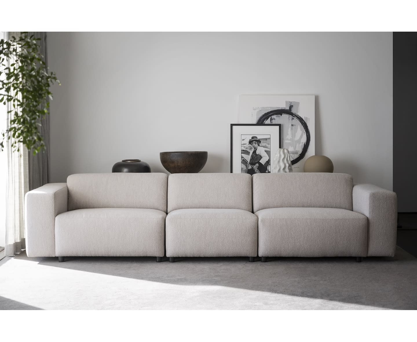 Rowico Home Willard 4-Sitzer Sofa in Hellbeige