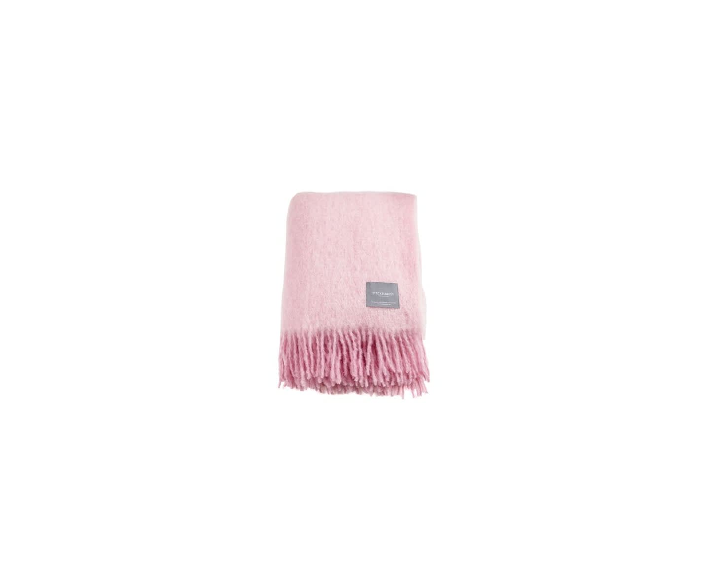 Stackelbergs Mohair Pläd Pelagon/Pink