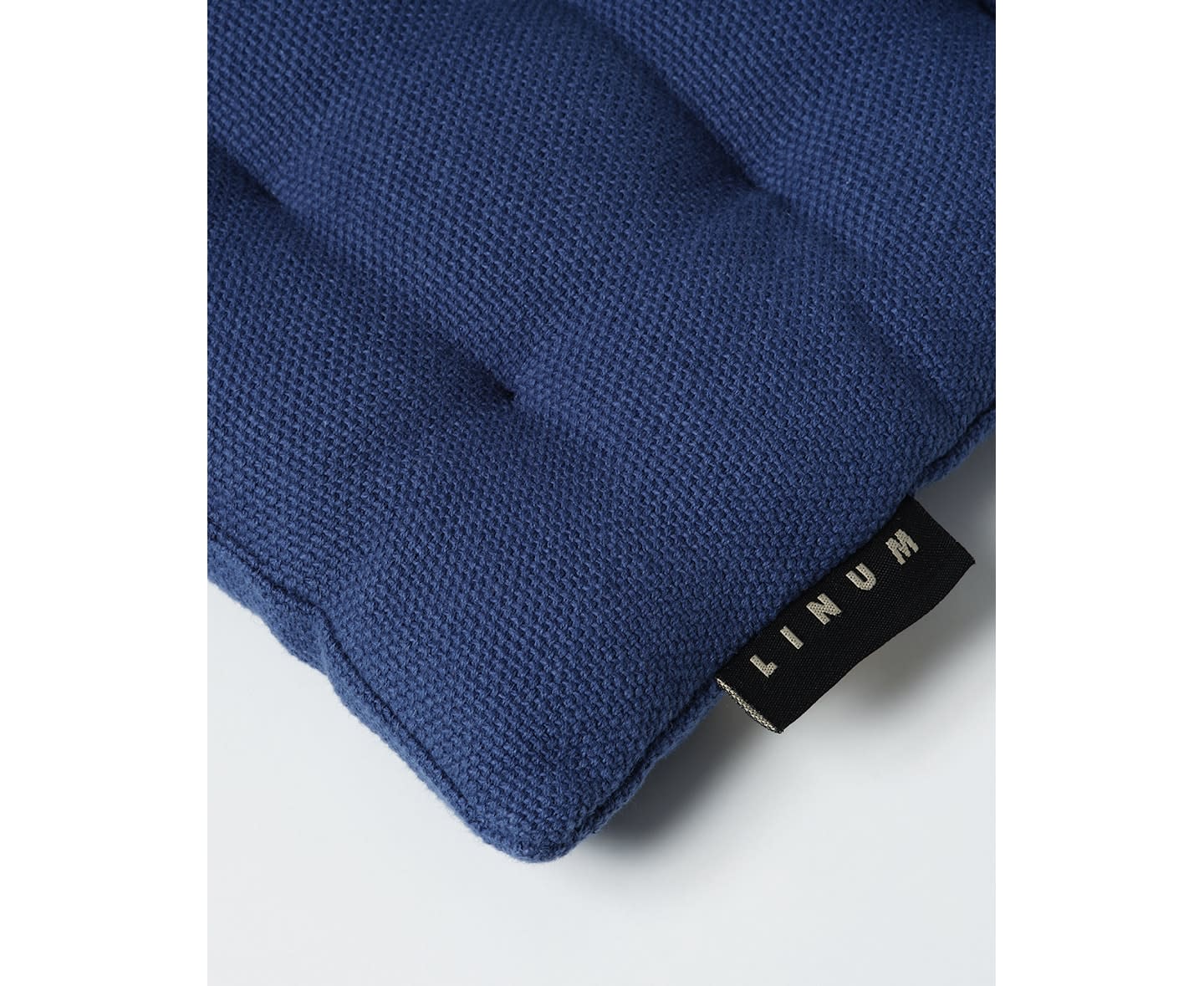 Linum Pepper Sitzkissen Indigo Blue 40x40