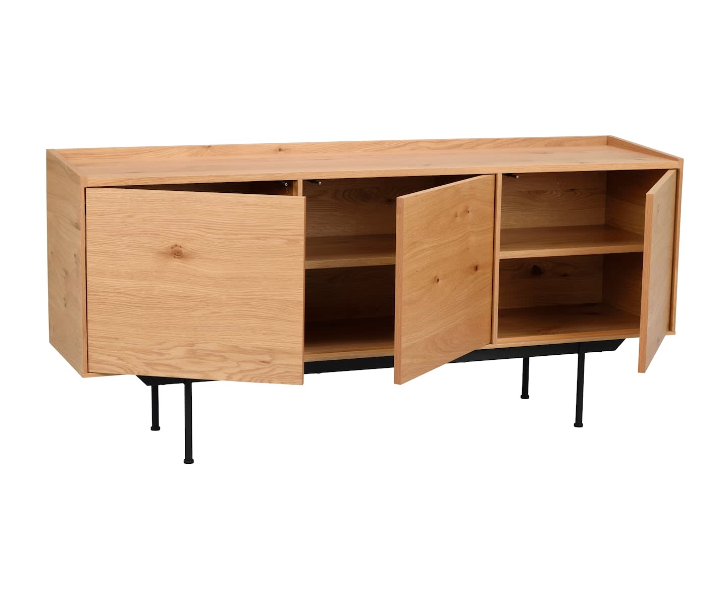 Rowico Home Brewerton Sideboard Ek/Svart 160cm