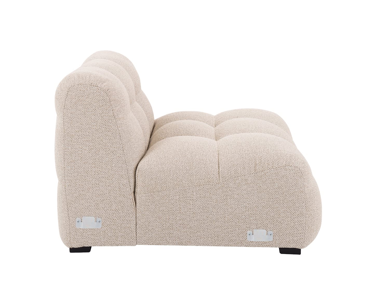 Sleepo Billie 1-Seters Sofa Modul Beige Bouclé 84cm