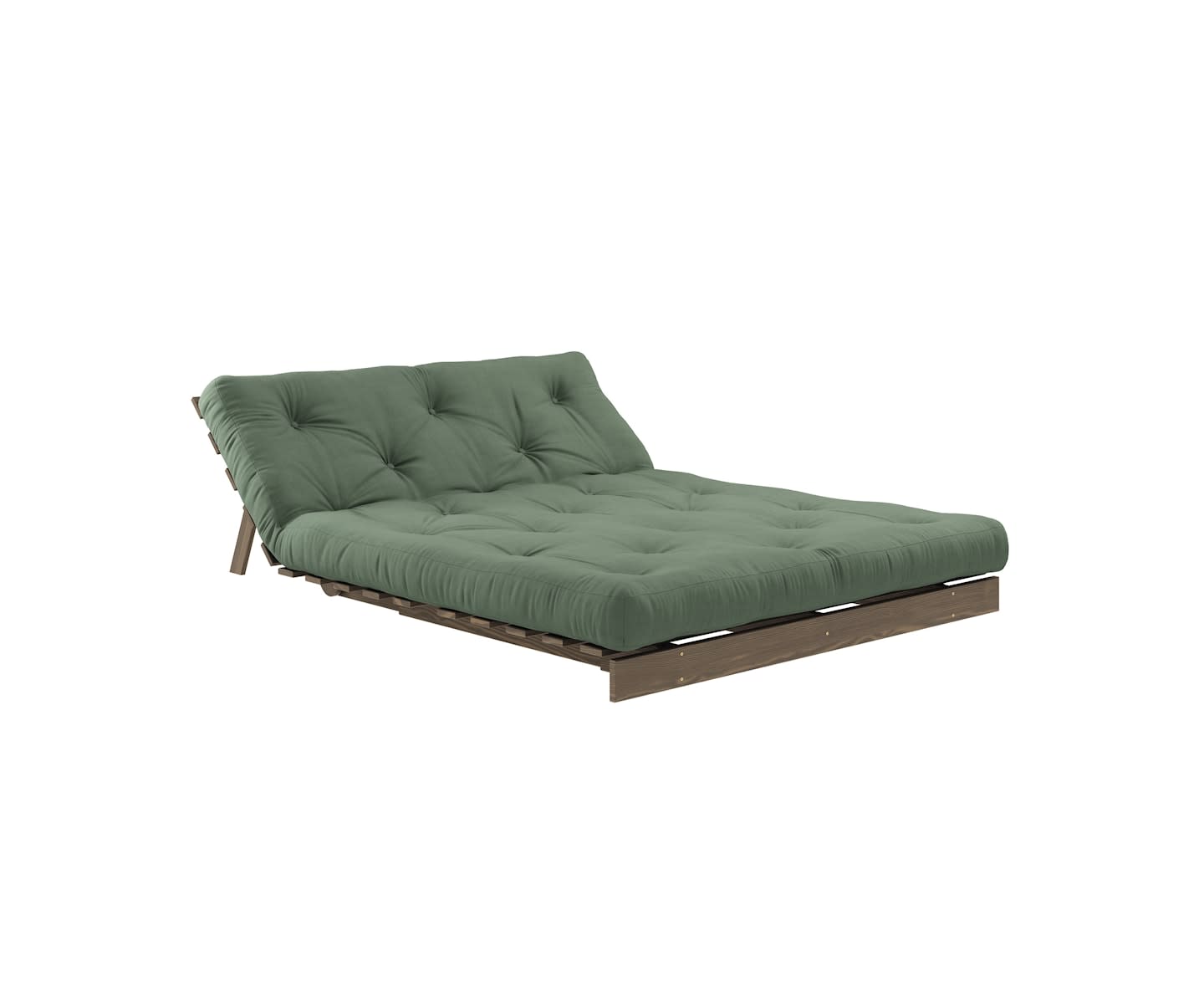 Karup Design Roots Sovesofa Brun/Olive Green 140cm