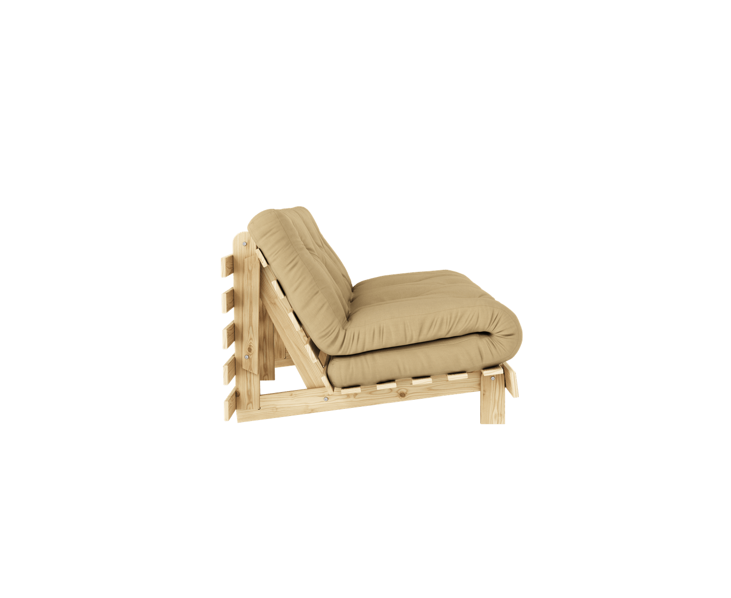 Karup Design Roots Schlafsofa Natur/Weizenbeige 160cm