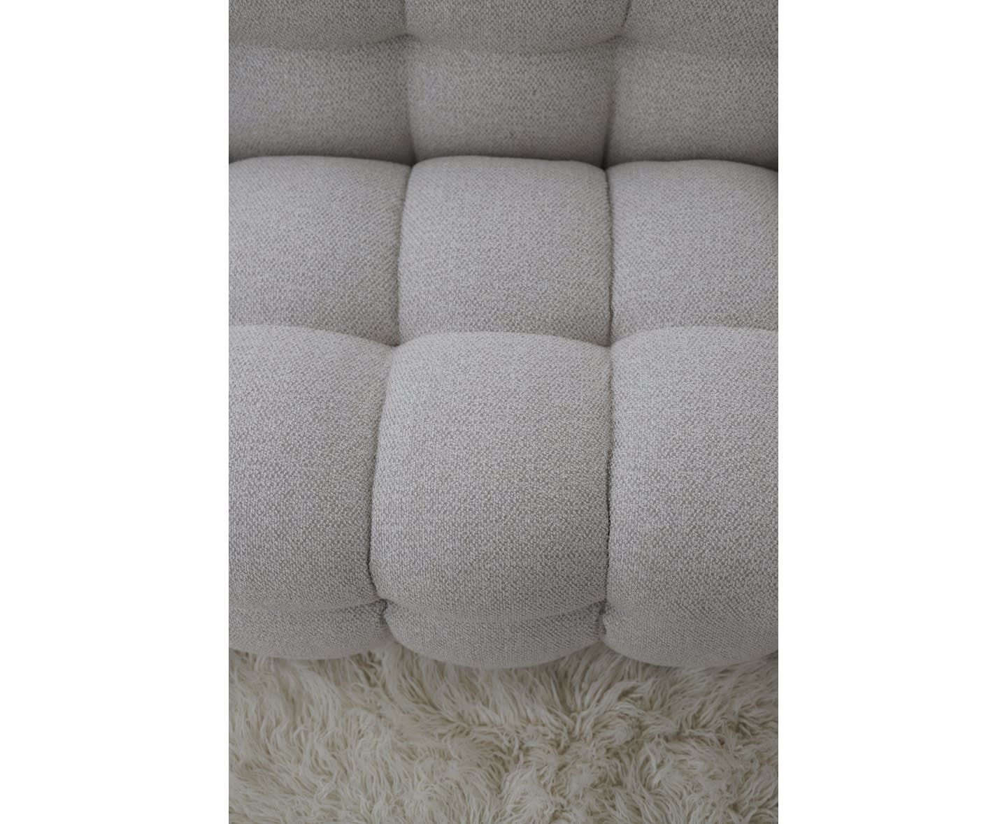 Sleepo Billie 1-Seters Sofa Modul Beige Bouclé 73cm