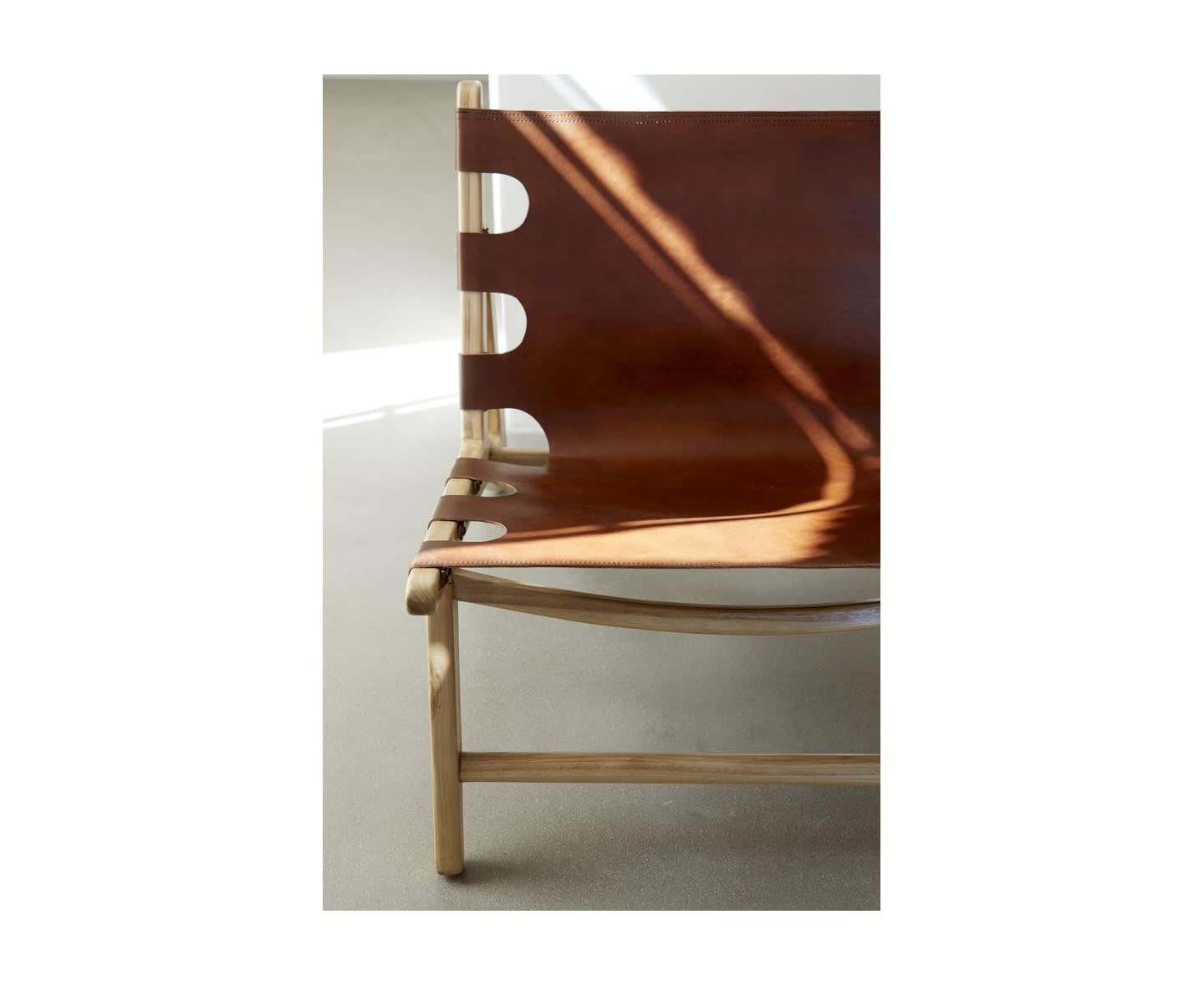 Wikholm Design Taiki Loungestol Cognac