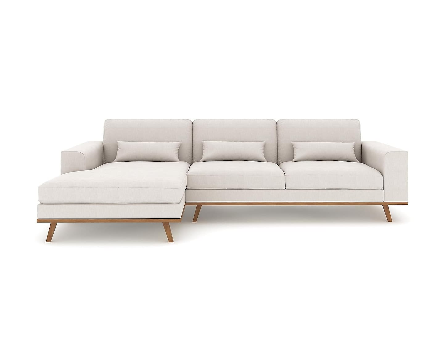 Nordic Home Caleb Divansoffa Vänster Beige