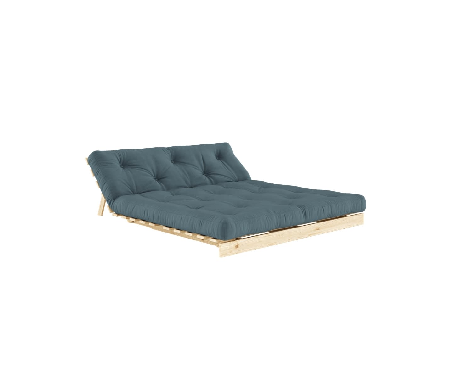 Karup Design Roots Schlafsofa Natur/Petrolblau 160cm