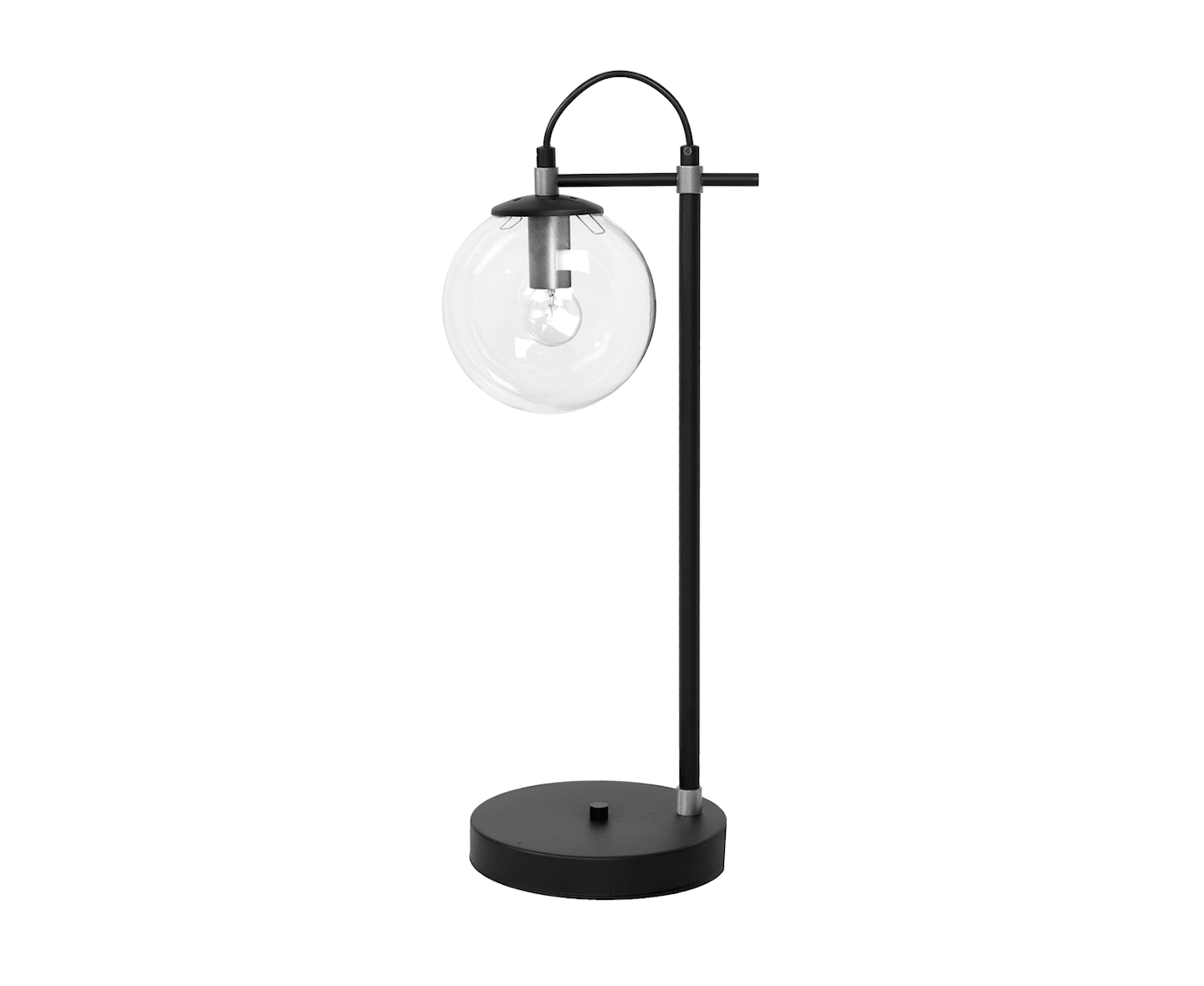 Hallbergs Belysning Perla Bordslampa Silver/Svart