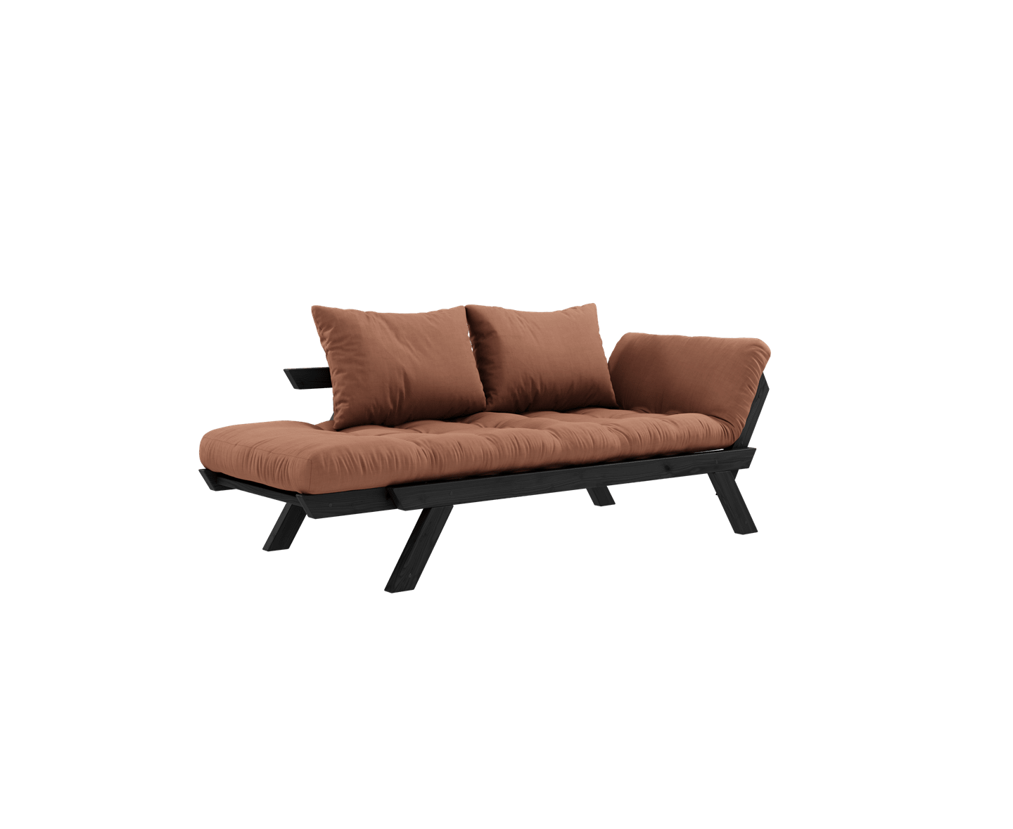 Karup Design Bebop Tagesbett Schwarz/Lehm Braun 174cm