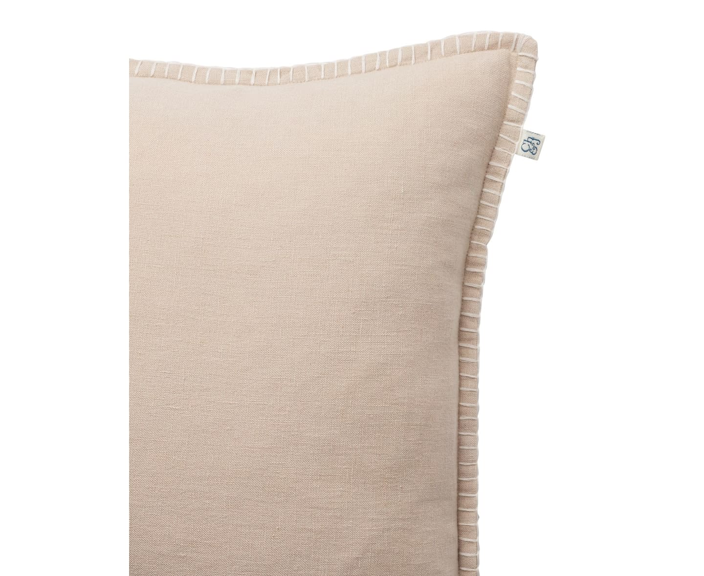 Chhatwal &amp; Jonsson Arun Linen Kuddfodral Tan/Off White 50x50