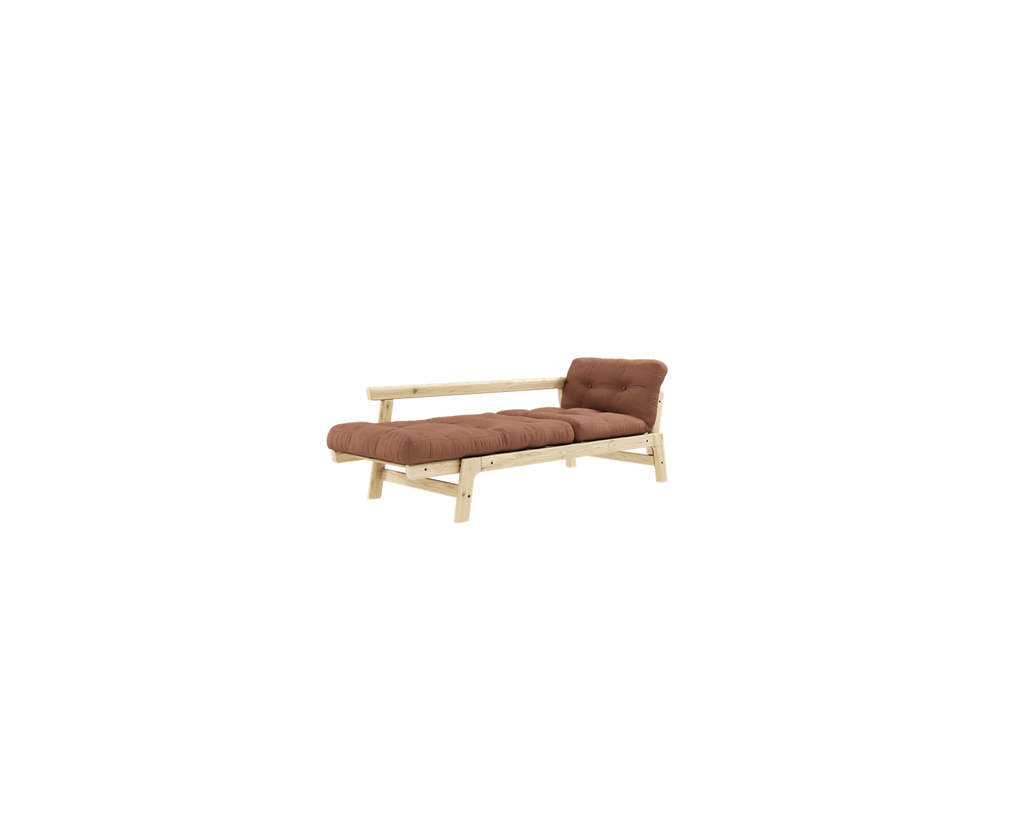 Karup Design Step Bäddsoffa Natur/Clay Brown 200cm