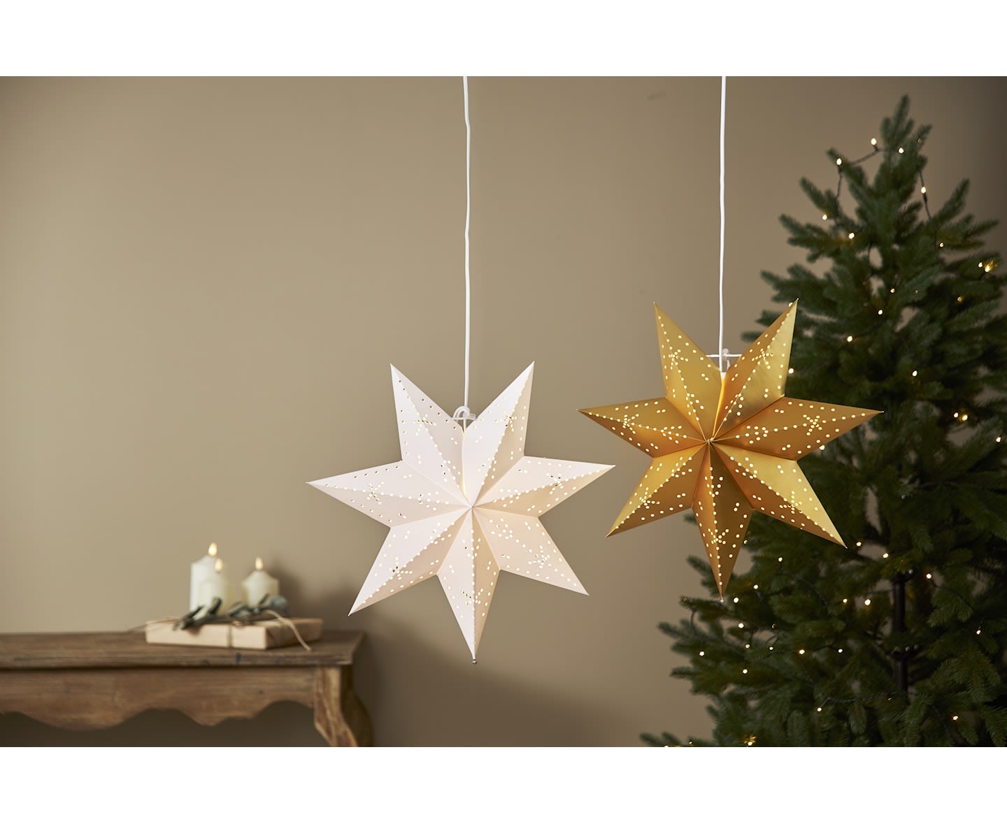 Star Trading Claudia Weihnachtsstern Gold